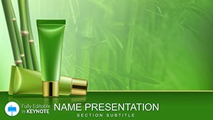 Bamboo Cosmetics Keynote Template Presentations