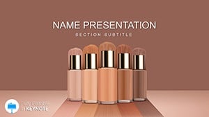Perfect Makeup: Color Correctors For Flawless Skin Keynote template