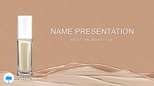 Skin Toning Cream Keynote template