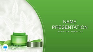 Tea Tree Antiseptic Cream Keynote Themes - Presentation Template