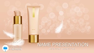 Natural Makeup Products Keynote template
