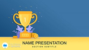 Winner, Cup, First Place Keynote templates