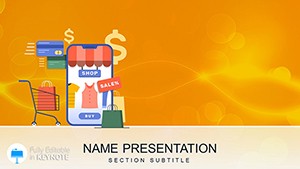 Online Shop Sale Keynote templates