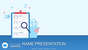 Recruiting Employees Keynote Template - Download Presentation