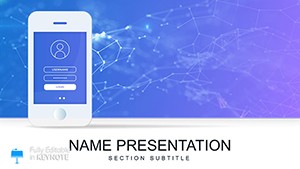 Professional Keynote Templates for Social Mobile Analytics