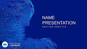 Cheap Electric Boards Keynote Template for Presentation