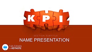 KPI (Key Performance Indicators) Keynote template - Themes