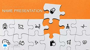 Healthy Lifestyle Tips Keynote Template for Presentation