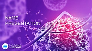 DNA, Virus Keynote Template for Presentation
