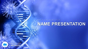 Viruses Influence DNA Change Keynote Template for Scientific Presentations