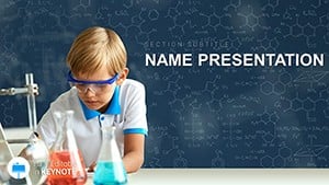 Chemistry Lessons : Student, Chemical Products Keynote template
