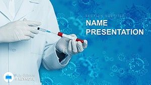 Vaccine Virus, Bacteria Keynote template