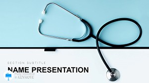 Stethoscope Medical Template Keynote presentation
