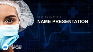 Doctor Face Mask Keynote Template Presentation