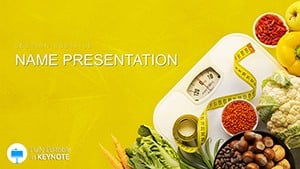 Diet, Healthy Food Keynote template