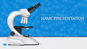 Professional Laboratory Microscopes Keynote template