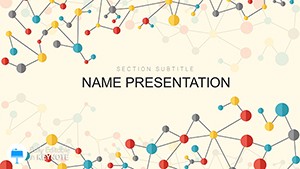 Chemical Compound Background Keynote Presentation Template