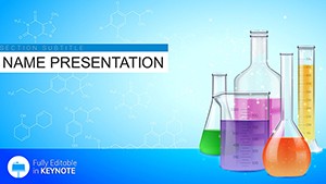 Chemical Substance-themed Keynote Template: Background Presentation