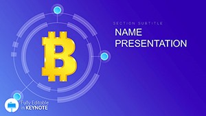 Download Bitcoin Mining Wallet Keynote Template and Charts