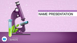 Lab Biological Microscopes Keynote Template