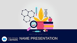 Biology Lesson Plans Keynote template