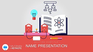 Physics Books Download Keynote template