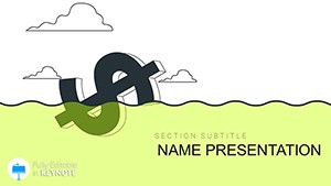 Finance: Dollar Decline or Dollar Collapse Keynote template