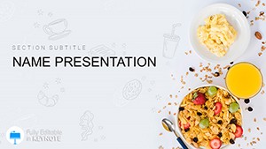 How to Make Oatmeal Keynote template for presentation