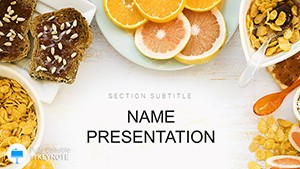 Easy Healthy Dinner Ideas Keynote template - Themes