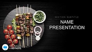 Meat Barbecue Keynote Template - Presentations