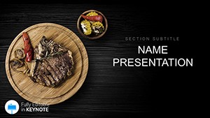 Best Steak Recipes Keynote templates