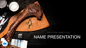 Delicious Meat Recipes Keynote template