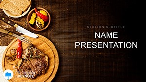 Most Popular Beef Recipes Keynote template