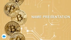 Bitcoin Online Course Cryptocurrency Keynote template