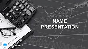 Finances Analytical Calculation Keynote template