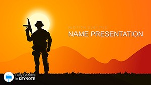 Armed Forces - War Keynote template
