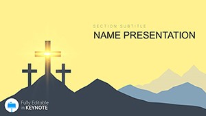 Salvation, Faith, Hope, and Love: Keynote Template Presentation Download