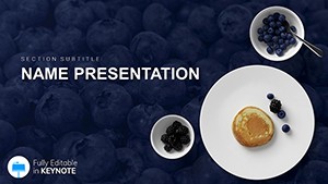 Wildberry Pancakes Keynote template for Presentation