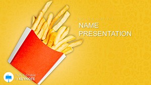 French Fries Keynote Template - Download Presentation