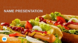 Delicious Homemade Hot Dog Recipe - Perfect for Keynote Presentation