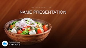 Side Dish Salad Recipes Keynote Template