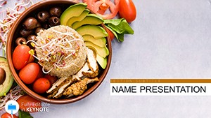 Dietary Dishes Keynote template