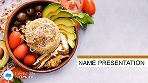Dietary Dishes Keynote Template for Presentation