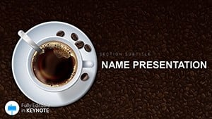 Coffee Recipes Keynote template
