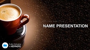 Coffee machines, Coffee makers Keynote template