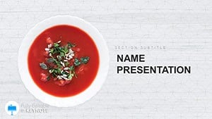 Soup Recipes Keynote template - Themes