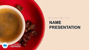 Coffee Drink Recipes , Cup Of Coffee Keynote Template