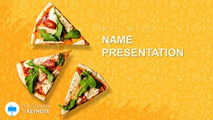 Pizza Hut Keynote Template - Background for Presentation