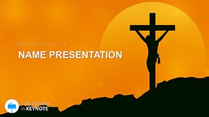 Crucifixion of Jesus Keynote templates