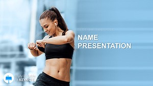 Fitness for Beginners Keynote templates